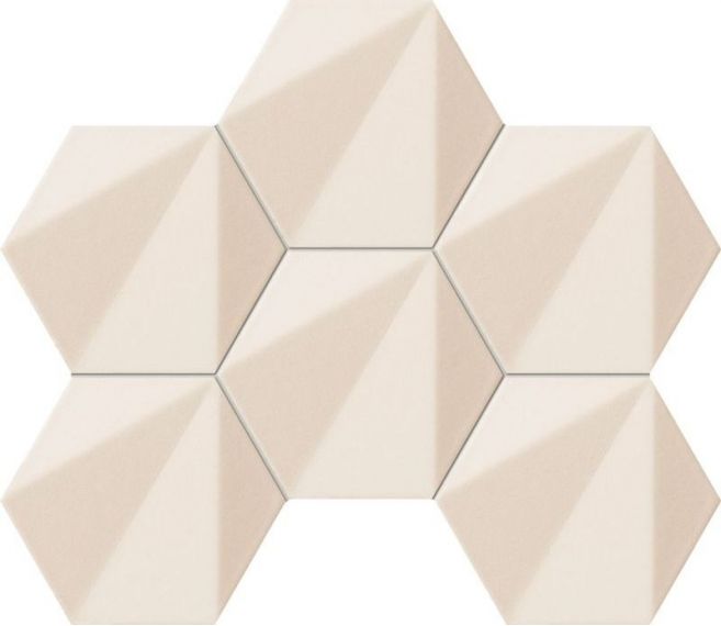 MS-Beat of White hex 28.9x22.1