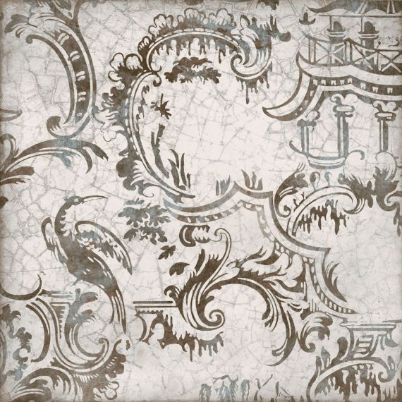 Maiolica Ornamenta Grigio Mix 20x20