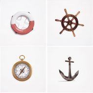 Marine Mix Blanco 20х20