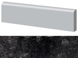 Marte Levigato Nero Acapulco Battiscopa 9x40