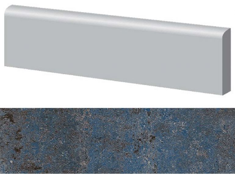 Marte Naturale Azul Bahia Battiscopa 9x30
