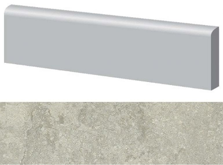 Marte Naturale Grigio Egeo Battiscopa 9x30