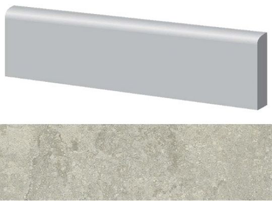 Marte Naturale Grigio Egeo Battiscopa 9x40