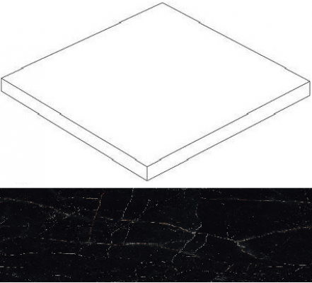 Marvel Black Atlantis Scalino Ang. 37,5x37,5