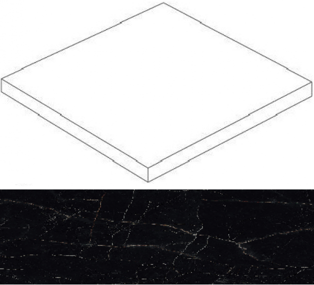 Marvel Black Atlantis Scalino Ang. 37,5x37,5