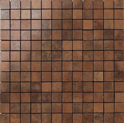 Metal Copper Lappato Mosaico 2.5x2.5 29.75x29.75