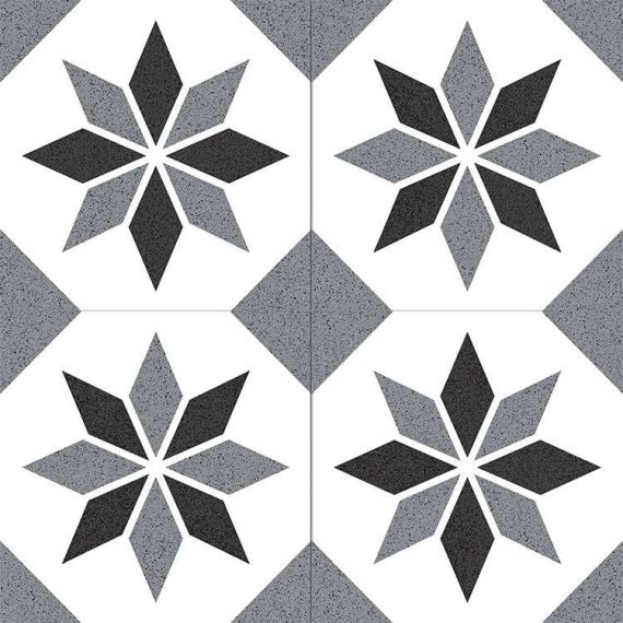 Milan Grey Pre-cut 45x45