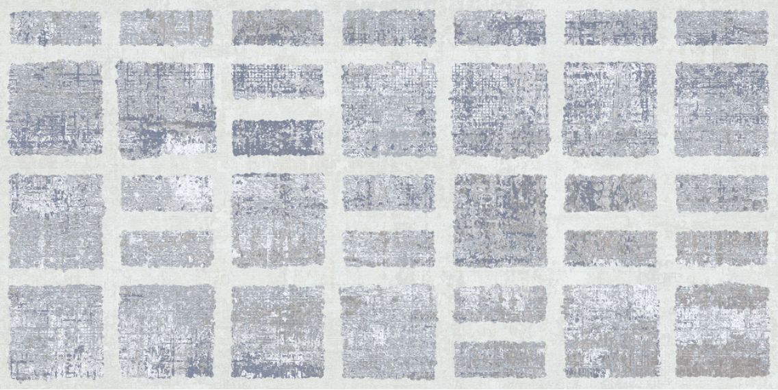 Milano Blue Frame Natural 49,75x99,55