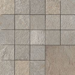 Mineral Chrom Naturale BEIGE Mosaico 6x6 Su Rete 30Х30