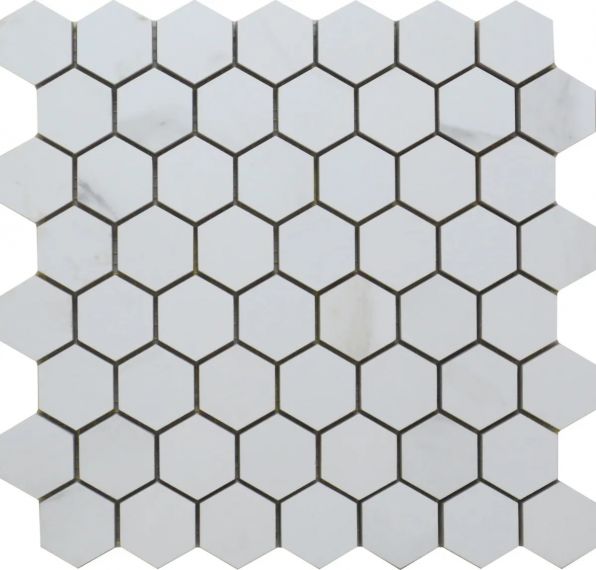 Mk.Syros White Hex. 17.5x20.2