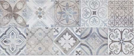 Moris grey patchwork 25x60