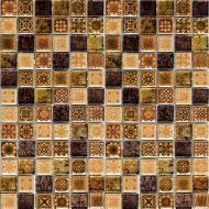 Morocco Gold (стекло+камень) 23*23 300*300