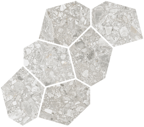 Mosaico Aymaras Gris 24.2x39.5