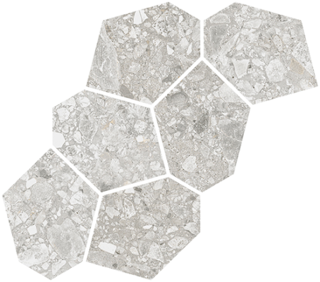 Mosaico Aymaras Gris 24.2x39.5