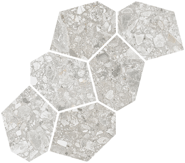 Mosaico Aymaras Gris 24.2x39.5
