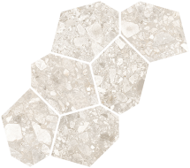 Mosaico Aymaras Marfil 24.2x39.5