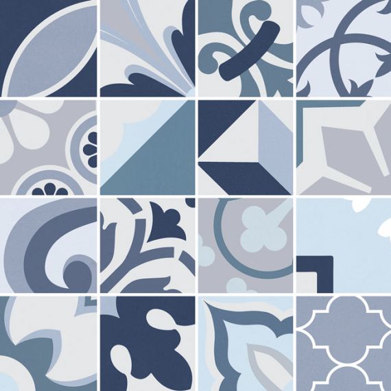 Mosaico Lumier Blue 30x30