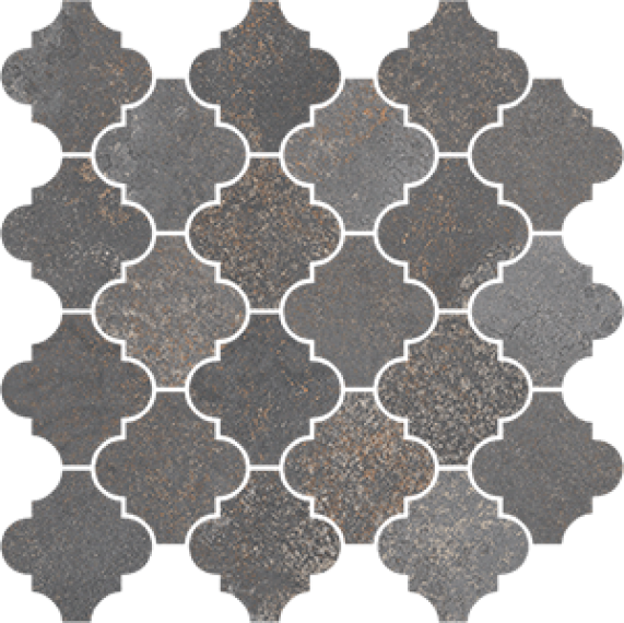 Mosaico Nukak NT Grafito 30x30