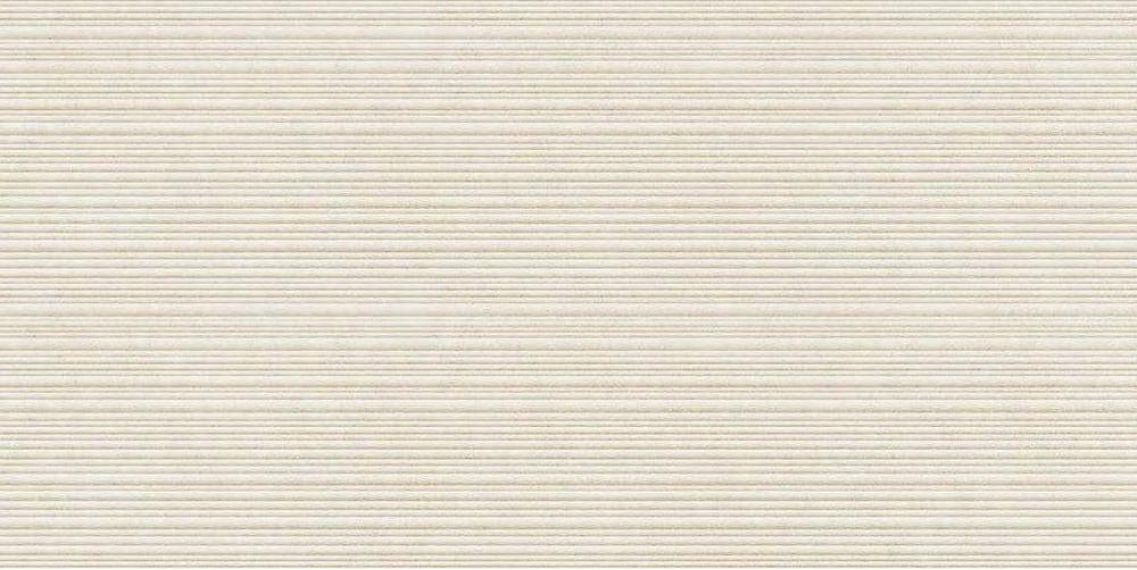 NU01BAR Керамогранит Nuances Bianco Ribbed SQ. 120x60