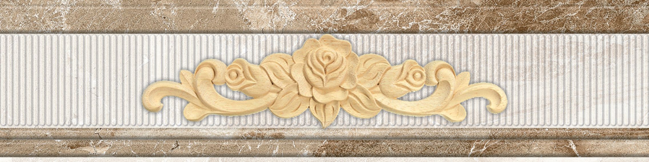 Napoli Border-1 with gold 7.5*30