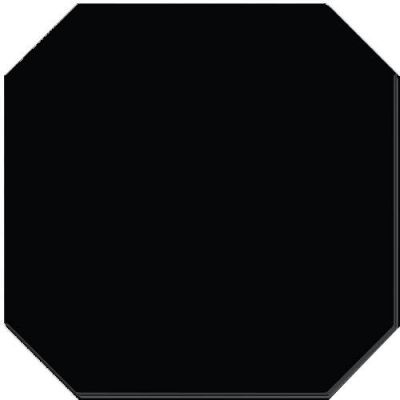 Nero ottagono matt 20x20