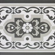 Normandy Cenefa Black 20х20