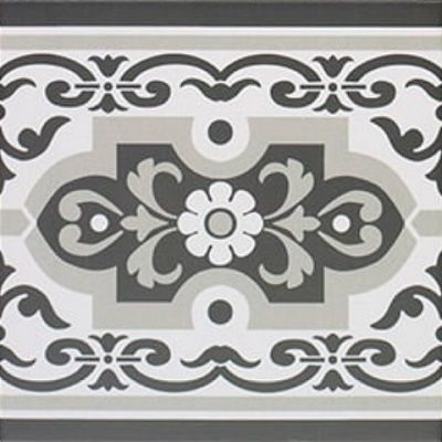 Normandy Cenefa Black 20х20