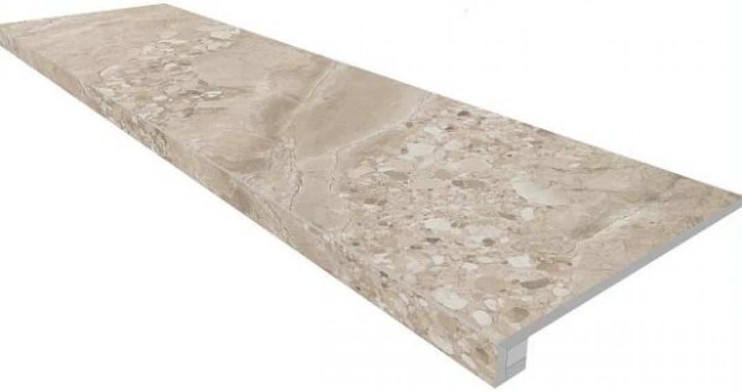 OM02 Oceanmist неполированный 33x120+ Подступенок (14.5x120))