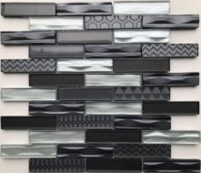Optima Grey (стекло) 23*98 300*300