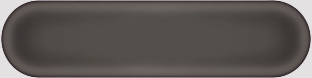 Oval Anthracite Brillo 7,5x30