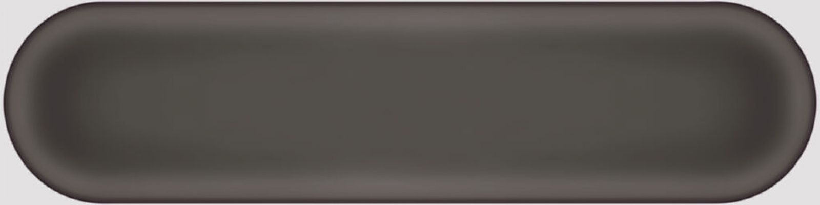 Oval Anthracite Brillo 7,5x30