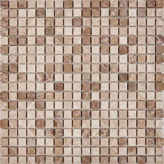 PIX224 Мозаика из мрамора 15x15 305х305x4