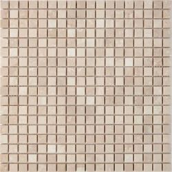 PIX234 Мозаика Cream marfil из мрамора матовая 15x15 305х305x4