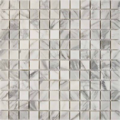 PIX242 Мозаика из мрамора 23x23 305х305x6