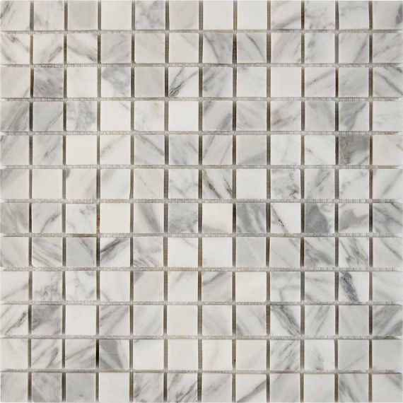 PIX242 Мозаика из мрамора 23x23 305х305x6