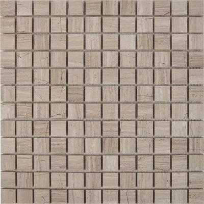 PIX254 Мозаика White Wooden из мрамора полированная 23x23 305х305x6