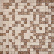 PIX275 Мозаика из мрамора 15x15 305х305x4