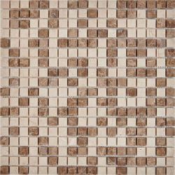 PIX275 Мозаика из мрамора 15x15 305х305x4
