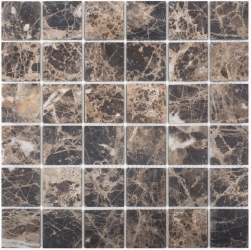 PIX303 Мозаика Dark Emperador матовая 48x48 305х305x6