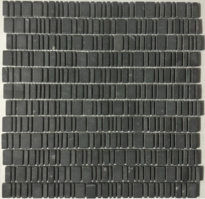 PIX317 Мозаика King Black матовая 310х307х6