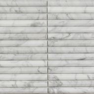 PIX342 Мозаика Bianco Carrara, Convex матовая 20х151 300х305х12