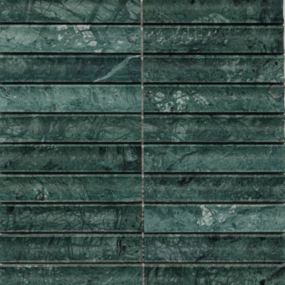 PIX344 Мозаика Spider Green, Concave матовая 30х151 305х318х12