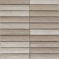 PIX347 Мозаика White Wooden, Concave матовая 30х151 305х318х12