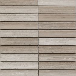 PIX347 Мозаика White Wooden, Concave матовая 30х151 305х318х12