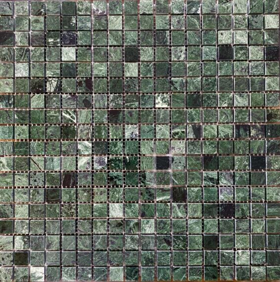 PIX 308/6 Мозаика Spider Green полированная 15x15 305х305x6