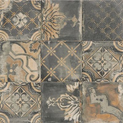 PT03077 Scudo Canaletto Nero 20x20