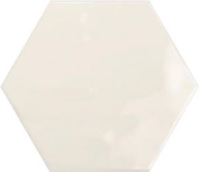 PT03135 Hex Ivory Glossy 15x17,3