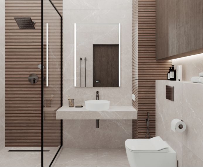 Pietra Grigio светло-коричневый матовый карвинг 60х60