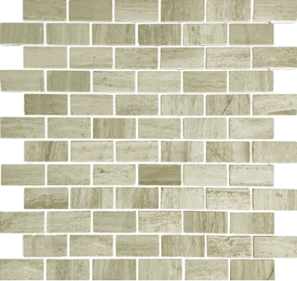 Pietrine Travertino Silver POL 2.3x4.8 29.8x29.8