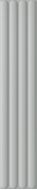 Plinto Out Grey Matt 10.7x54.2